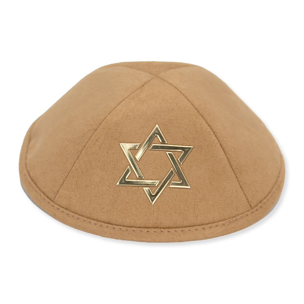 כיפה אולטרא סוויד חום 19 ס״מ ומקום לסיכה