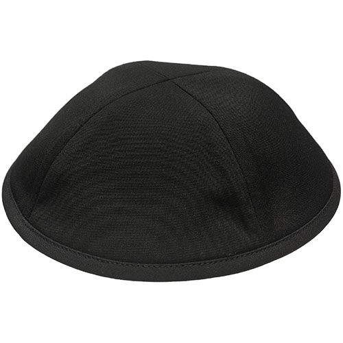 Fabric Kippah Size 2- Black
