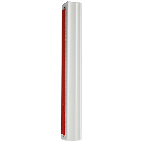 Aluminum Mezuzah 15 cm- Matt Silver, Metal "Shin" - Matte