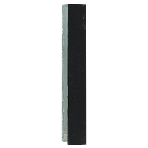 Glass Mezuzah with Silicon Cork 7 cm - "Bubbles" Design