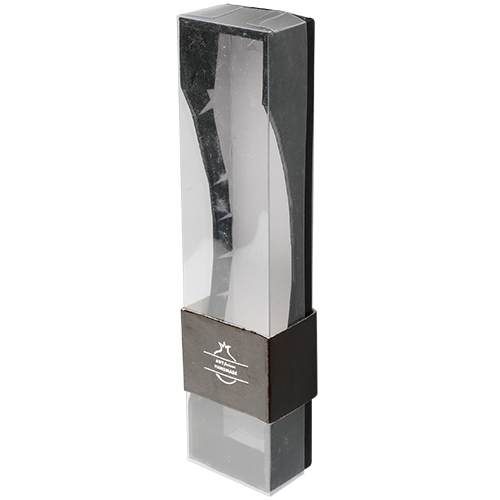Glass Mezuzah with Silicon Cork 7 cm - "Bubbles" Design