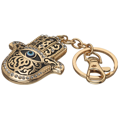 Metal Keyholder Hamsa "Against Evil Eye" 5.5 cm