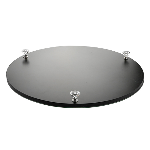 Glass Passover Tray with Stones 36 cm, Inc. 6 Bowls