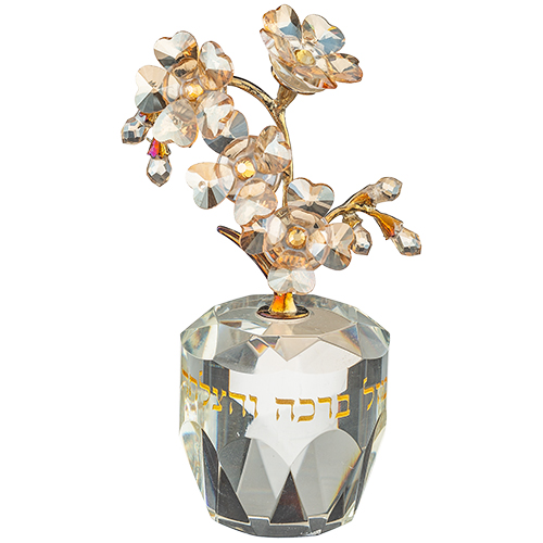 עץ קריסטל ברכה והצלחה 11סמ