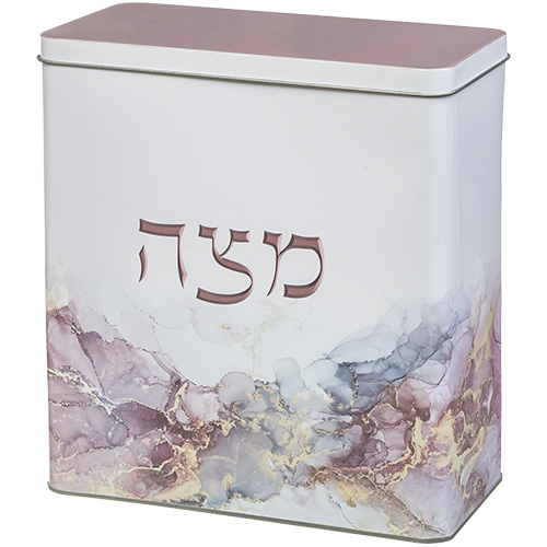 קופסת פח למצות מהודרת 20.5×19 ס״מ