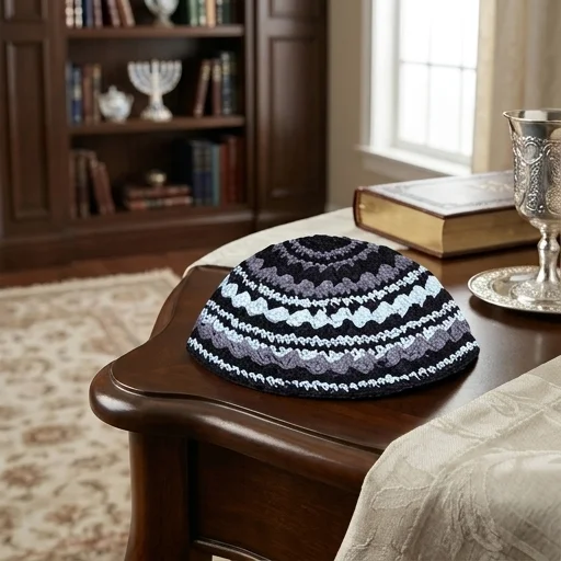 Frik Kippah 23 cm, Colorful