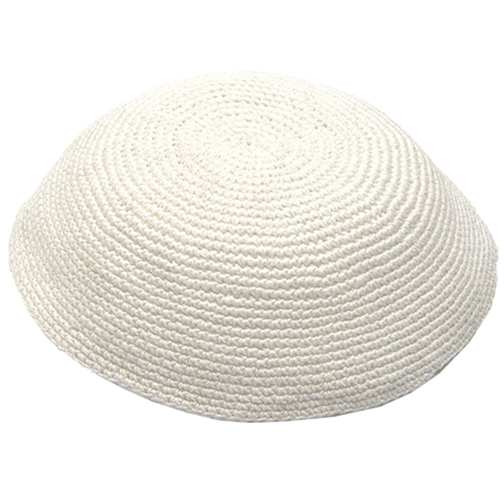 C Dmc Kippah 17 cm -White