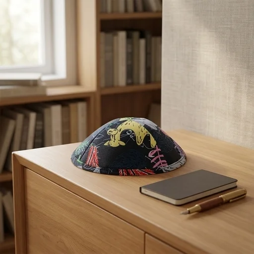 Fabric Kippah Size 3, 18 cm