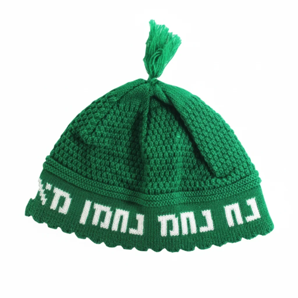 Frik Kippah "nachman" 24 Cm- Green