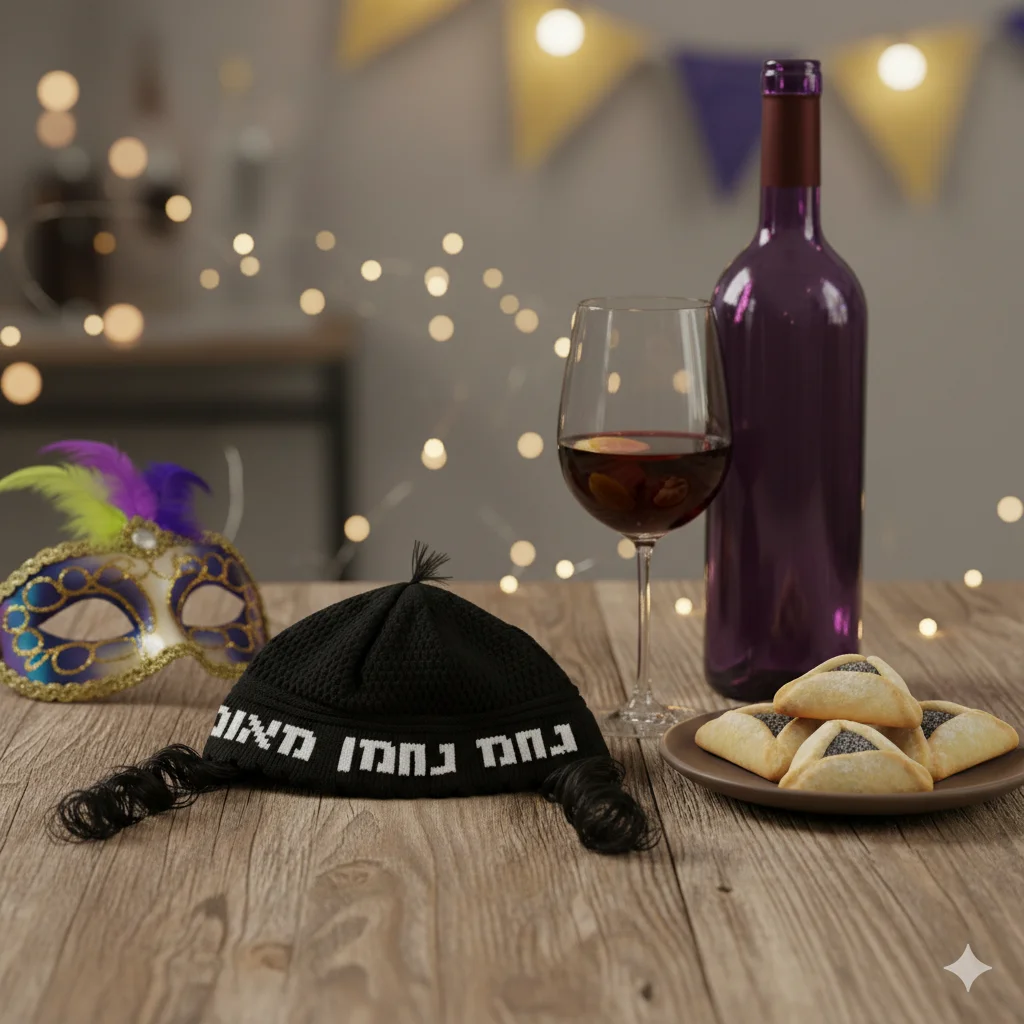 Frik Kippah "Nachman" 24c m- Black with Peyot