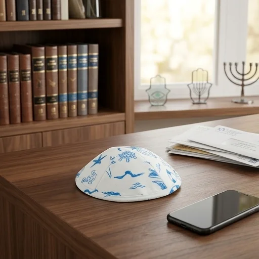 כיפה בד מהודרת גודל 3 - 18 ס״מ