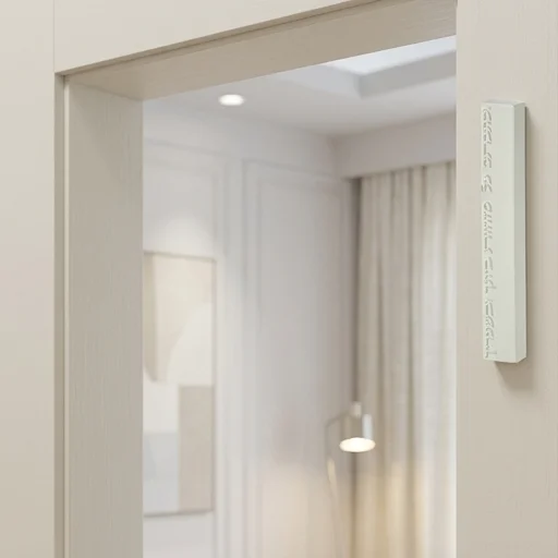 White Polymer Mezuzah 20 cm