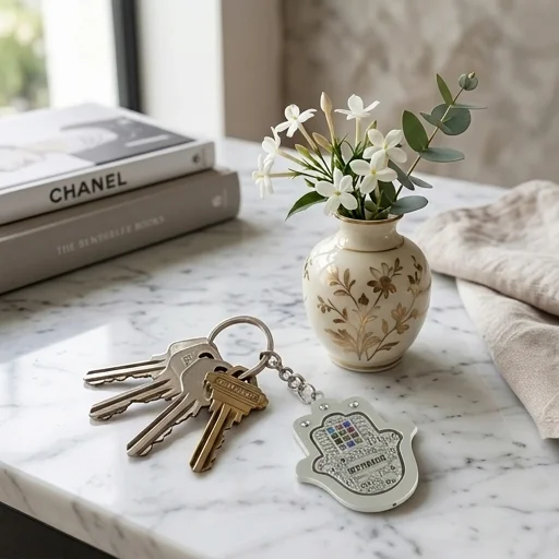 Nickel Keyholder 5 cm - Matte