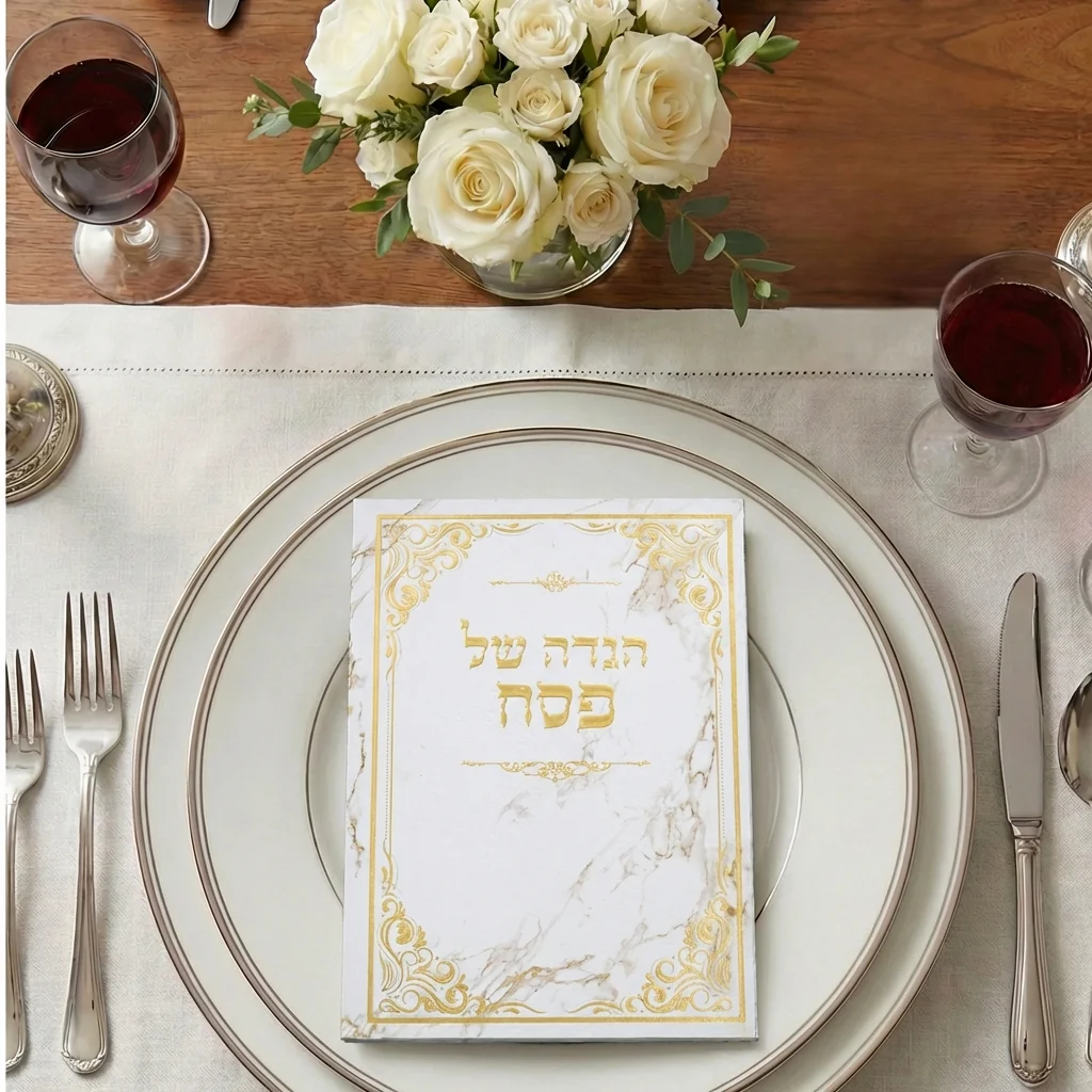 Art Passover Hagadah Hard Cover 22x30 cm
