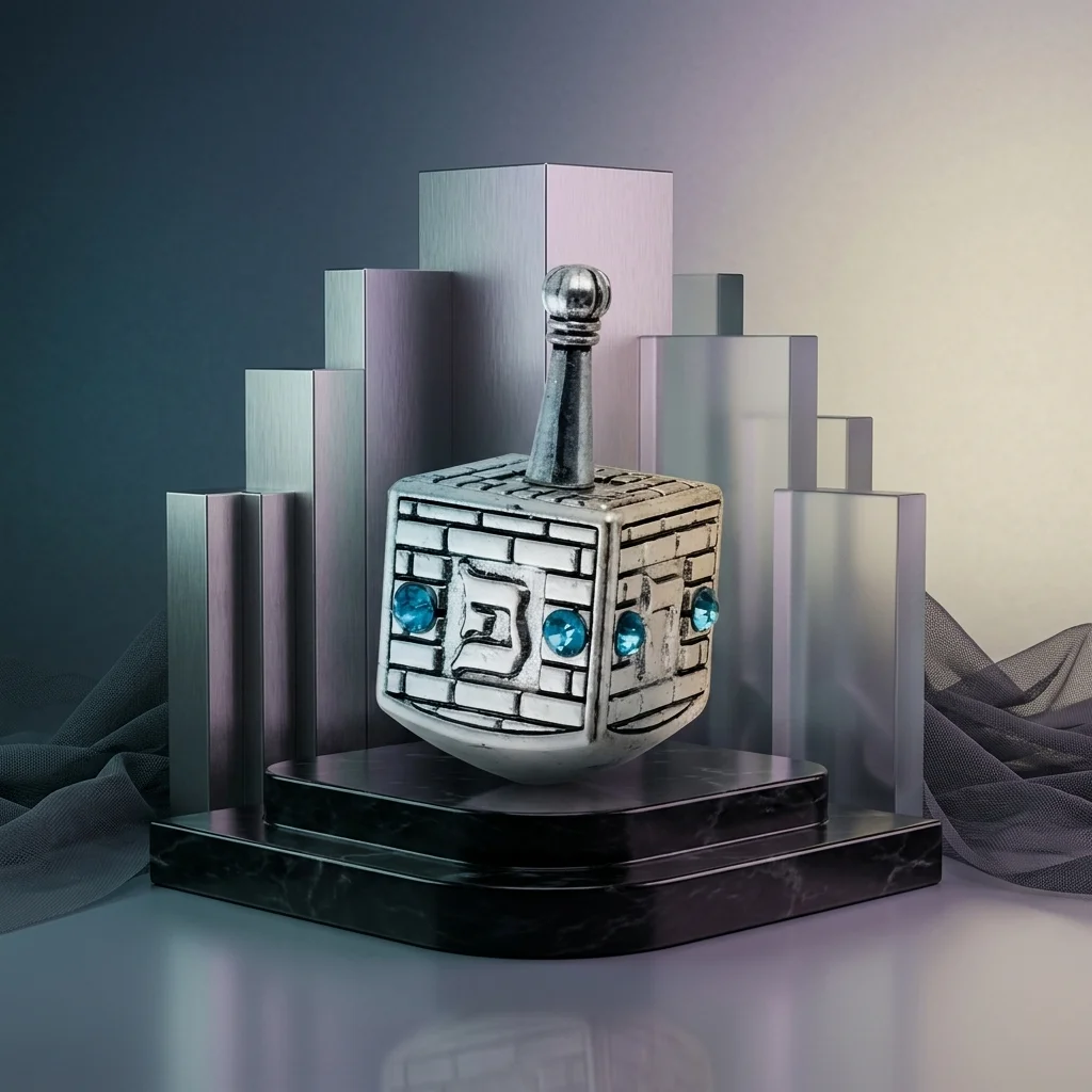 Nickel "Kotel" Dreidel 4 cm - N.g.h.poh (12)