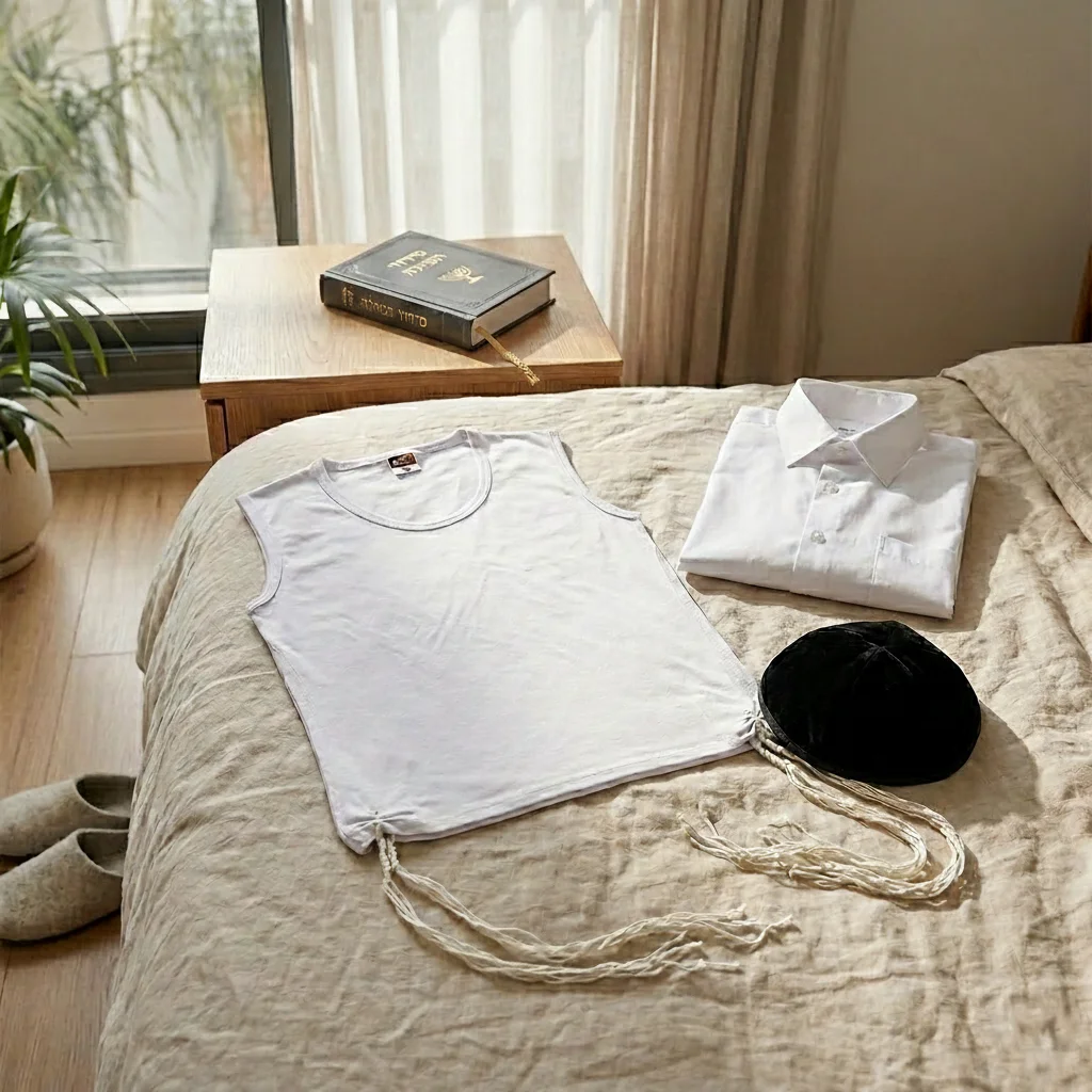 Vest Size Xl with Tzitzit under the supervision of Rabbi Levin