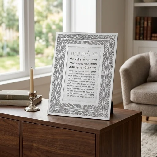 Framed Blessing 25*20 cm- Candle Lighting