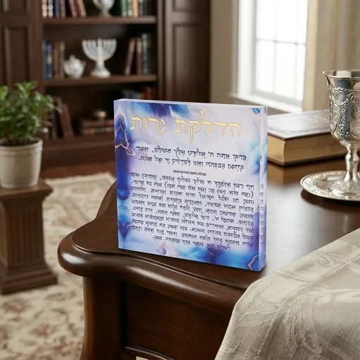 Acrilic Candle Lighting Blessing 21*21cm