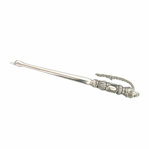 Elegant Nickel Plated Yad for Torah 25 cm - "Decorations"