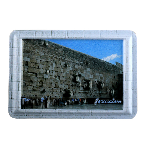 מגנט פלסטיק בולט - ירושלים 8×5.5 ס״מ
